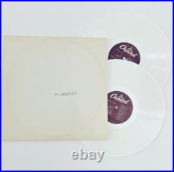 The Beatles S/T The White Album 1978 Limited Edition White Vinyl + Inserts 2 LP