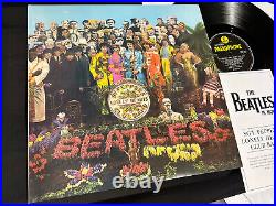 The Beatles SGT. PEPPER Audiophile MONO 180g Vinyl 2014 RARE UK Import Mint