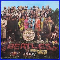 The Beatles SGT PEPPERS 1967 UK'Stereo' LP 1ST Press 2T1A Stamps COMPLETE