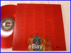 The Beatles SGT. PEPPERS JAPAN ORIGINAL 1982 UK CUTTING LIMITED MONO RED VINYL