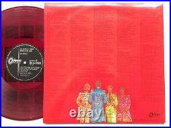 The Beatles SGT. PEPPERS LONLY withOBI JAPAN 1st PRESS ODEON LP OP-8163 RED WAX