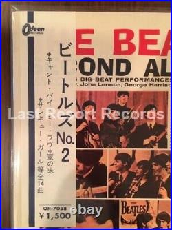 The Beatles Second Album RARE Japan HALF OBI First Press Red Odeon Japanese ROCK
