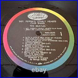 The Beatles Sgt. Pepper's Lonely Hearts Club Band LP Capitol Records MAS-2653