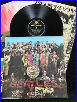 The Beatles Sgt. Pepper's Lonely Hearts Club Band Vinyl LP PMC 7027 1st Press