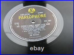 The Beatles Sgt Peppers 1969 Stereo No Sold In Uk Black & Yellow Parlophone