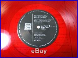 The Beatles Sgt. Peppers Japan Original 1982 Uk Cutting Limited Mono Red Vinyl