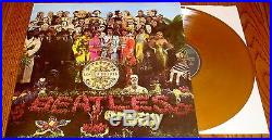 The Beatles Sgt. Peppers Lonely Hearts Club Band Gold Colored Vinyl Import Lp