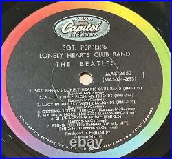 The Beatles Sgt. Peppers Lonely Hearts Club Band Lp 1967 1st Press Misprints