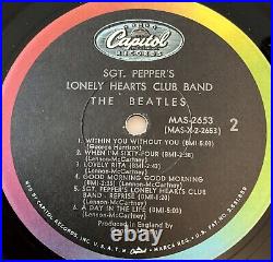 The Beatles Sgt. Peppers Lonely Hearts Club Band Lp 1967 1st Press Misprints