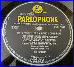 The Beatles Sgt Peppers Lonely Hearts Club Band Lp Vinyl Pmc 7027 Fourth Proof