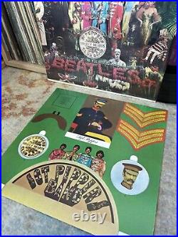 The Beatles Sgt. Peppers Lonely Hearts LP SMAS 2563 Purple Label In Shrink! EX