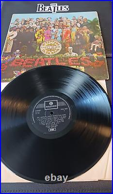 The Beatles Sgt. Peppers UK press PCS 7027 One Box EMI RARE EXCELLENT