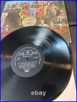 The Beatles Sgt. Peppers UK press PCS 7027 One Box EMI RARE EXCELLENT