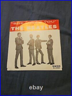 The Beatles She Loves You/I'll Get you 45 Record Swan S-4152 Nrmint