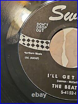 The Beatles She Loves You/I'll Get you 45 Record Swan S-4152 Nrmint