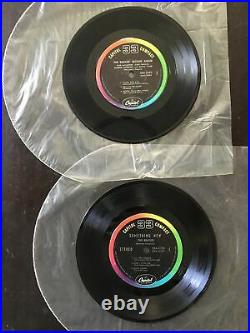 The Beatles Something New And Second Album Jukebox Capital Compact 33. Rare