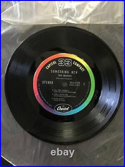 The Beatles Something New And Second Album Jukebox Capital Compact 33. Rare