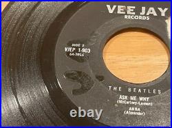 The Beatles Souvenir From America Misery 45 EP Record 1st Issue Vee Jay 1964