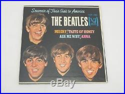 The Beatles Souvenir of Their Visit To America Vinyl EP Vee-Jay Cardboard Sleeve