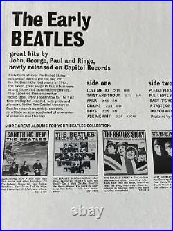The Beatles The Early Beatles 1965 Mono Scranton 1st Pressing Rainbow Label MINT