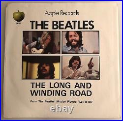 The Beatles / The Long and Winding Road / Apple 1970 45 & PS / NM