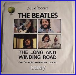The Beatles / The Long and Winding Road / Apple 1970 45 & PS / Nice