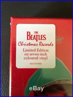 The Beatles The Official Fan Club Christmas Records box set Colored Vinyl New