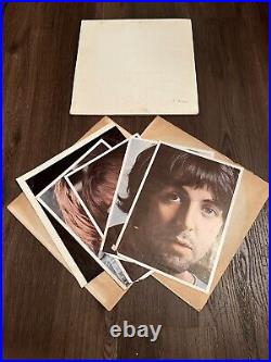 The Beatles The White Album 1968 Original Vinyl Record Lp W Poster Photos Apple