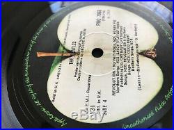 The Beatles (The White Album) U. K. Mono Vinyl 68 1st Press No. 0046592
