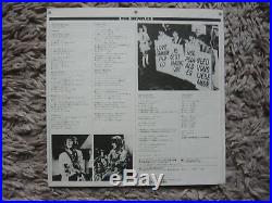 The Beatles The White Album Vinyl Japan 1976 Flag 10 Obi Japanese Import LP EXC