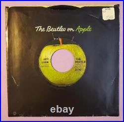 The Beatles US 45 APPLE 2276 HEY JUDE / REVOLUTION Thumb Tab Sleeve! RARE