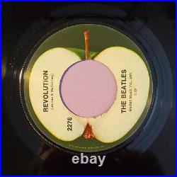 The Beatles US 45 APPLE 2276 HEY JUDE / REVOLUTION Thumb Tab Sleeve! RARE