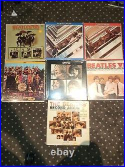 The Beatles Vinyl Lot Of 7