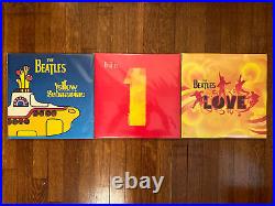 The Beatles Vinyl Lot (Submarine Soundtrack, 1, Love) OG PRESSINGS MINT COND