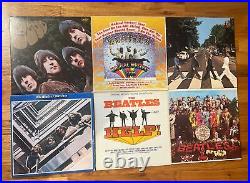 The Beatles Vinyl Lot of 6 LPs VG+