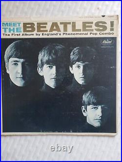 The Beatles Vinyl Lot of 7 Meet the Beatles, 2nd Album, Hard Days Night, and