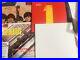 The Beatles Vinyl Record Lot Of 4 And Vintage England Flag