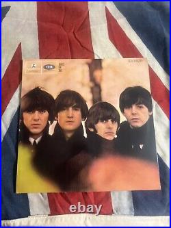 The Beatles Vinyl Record Lot Of 4 And Vintage England Flag