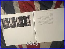 The Beatles Vinyl Record Lot Of 4 And Vintage England Flag