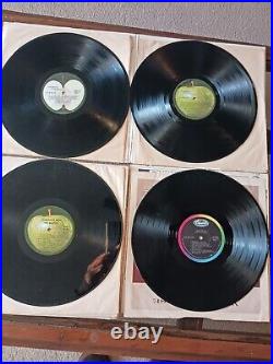 The Beatles Vinyl Records Lot White Album Sgt. Peppers Vintage
