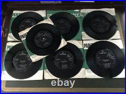 The Beatles Vinyl job lot of 7inch singles Uk Pressings Rare Collection 45rpm