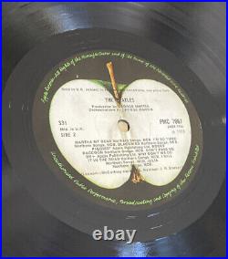 The Beatles WHITE ALBUM 1968 MONO 1st Press +Poster Photos UK LOW NUMBER EX/VG+