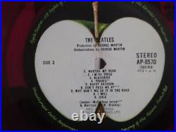 The Beatles WHITE ALBUM AP8570 JAPAN Red Vinyl LP S589