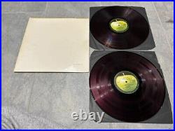 The Beatles WHITE ALBUM Apple Red Vinyl LP Record (AP-8570 AP-8571)No A051248