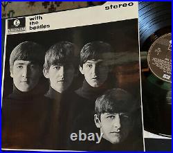 The Beatles WITH THE BEATLES Original Reissue 1976 PROMO Sticker NM PCS3045 UK