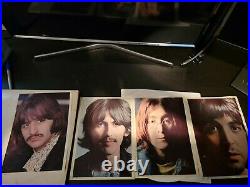 The Beatles White Album 1978 Capitol White Vinyl WithPoster + 4 8x10's Vg+