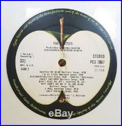 The Beatles White Album 1978 UK White Vinyl 2xLP VG++/NM- with All Inserts