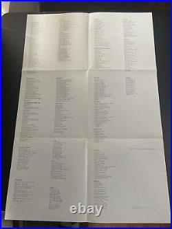 The Beatles (White Album) 1978 White Vinyl Printing Error SEBX-11841 RARE Comp