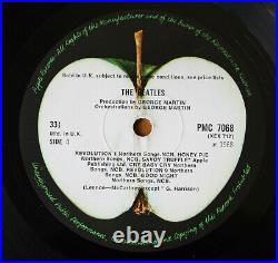 The Beatles White Album 1st Uk Press Vinyl Lp Mono Top Loader 0005975