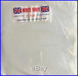 The Beatles White Album 2-lp Apple Uk White Vinyl 1978 Export In Shrink Nr Mint